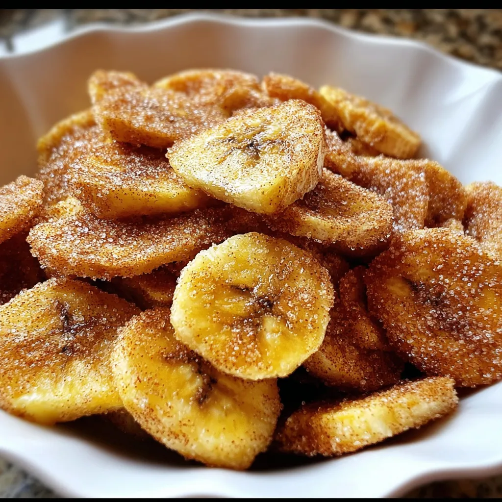 Ultimate Cinnamon Sugar Air Fryer Banana Chips with Perfect Crispy Texture